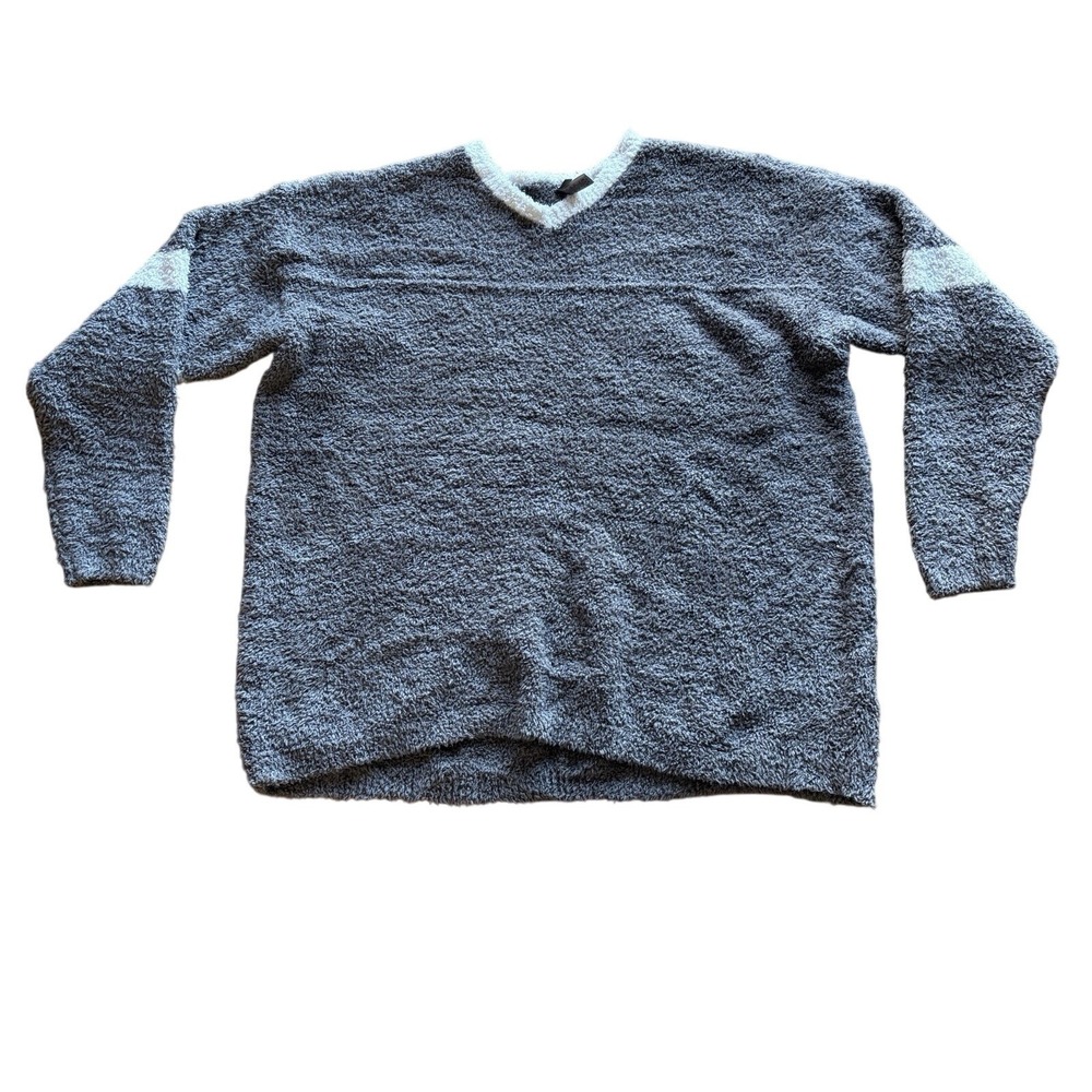 Skims Cozy Sherpa Knit V-Neck Mini Dress‎ 2X/3X Brown Bouclé Loungewear Luxe